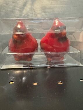 Red Ceramic Cardinal Salt & Pepper Shakers - Set of 2